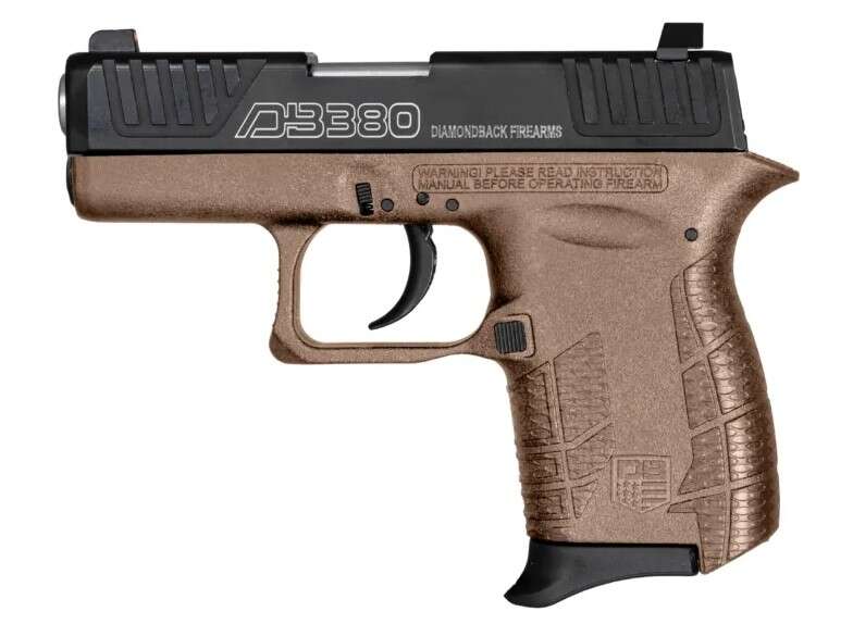 Handguns Diamondback Firearms 2" 380ACP DIA DB0100E062  380 G4        2.8 6R           FDE • Model: 2"